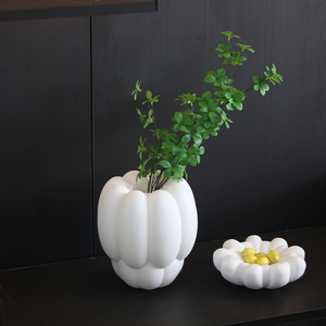 Stile scandinavo resina di vetro composizione floreale popolare Interior Design decorazione per la casa stile Art <span class=keywords><strong>Deco</strong></span> pavimento e vaso da tavolo - Product Image 2