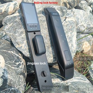 Hoàn toàn tự động 3D Video intercom khóa thông minh cho cửa gỗ mặt & nhận dạng vân tay Home cửa gỗ mật khẩu khóa - Product Image 5