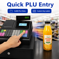 Système de point de vente Longfly LF100 pour magasin de détail, imprimante thermique haute vitesse 5000 PLU, machine de caisse pour épicerie