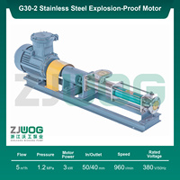 Pompe à vis simple de type ZJWOG G30-2G, prend en charge la personnalisation basée sur des dessins fournis.