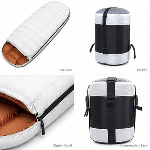 Sac <span class=keywords><strong>de</strong></span> compression pour sac <span class=keywords><strong>de</strong></span> couchage type enveloppe, en nylon, écologique, avec rembourrage en duvet <span class=keywords><strong>de</strong></span> canard, léger et portable, pour camping, randonnée et activités <span class=keywords><strong>de</strong></span> plein air - Product Image 4