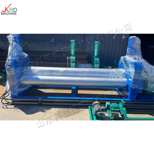 Ba Con lăn đối xứng phổ tấm kim loại cán CuộN Máy uốn tấm cán máy - Product Image 5