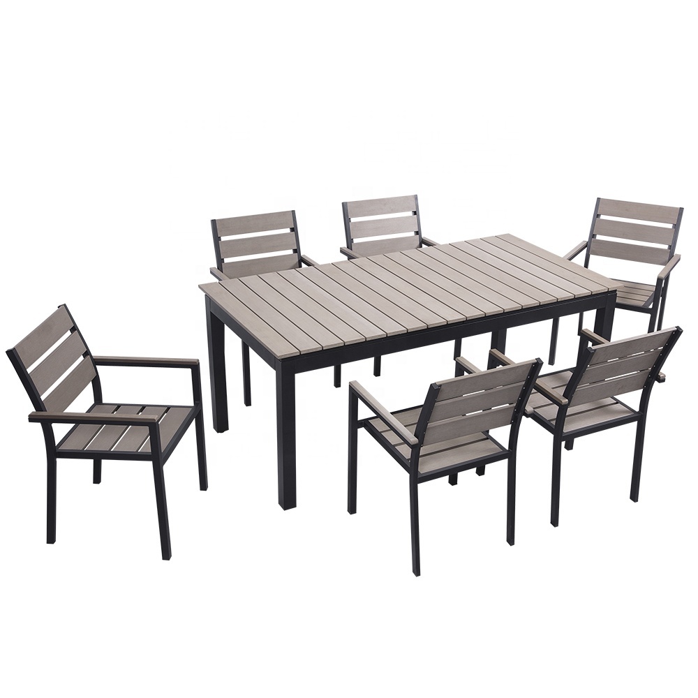 Zhejiang Produit Qualité Assurée Pliant Extensible Table À Manger En Bois avec Des Chaises 6 Places