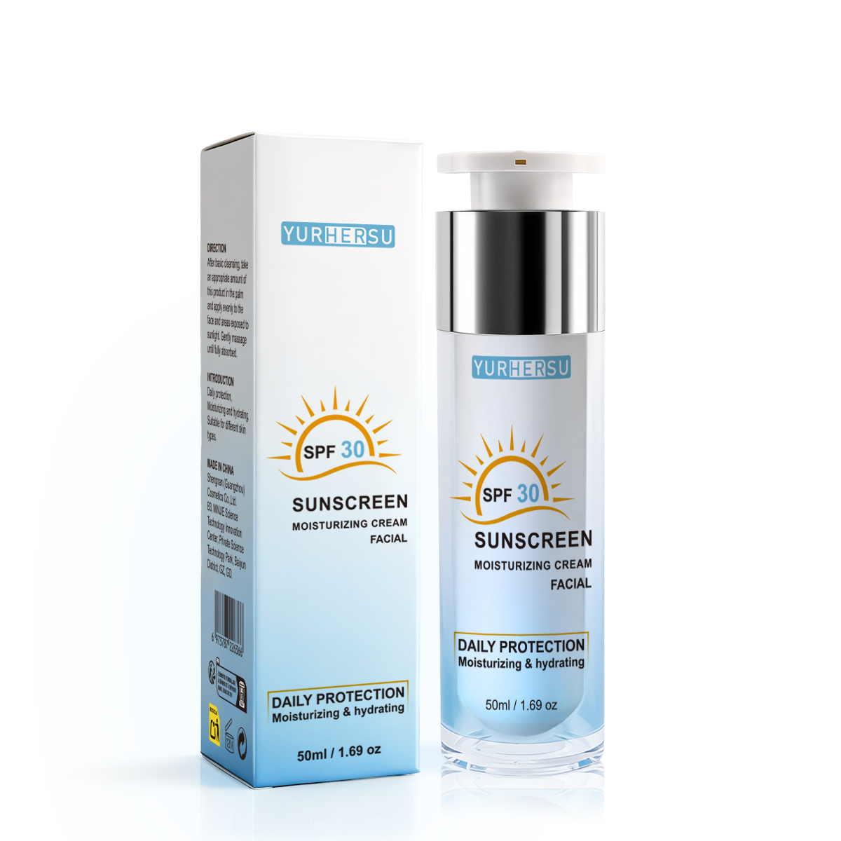 Crema solare idratante 2 in 1 SPF 30