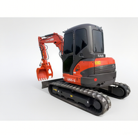 Mesin Excavator Mini U55 Kompak dan Fleksibel Terlaris, 48 HP, Kapasitas Bucket 0,19m, Berat Operasi 5500kg, Hidrolik EU3