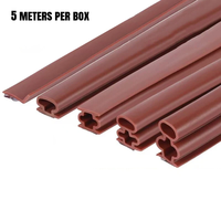 Joint d'étanchéité auto-adhésif écologique pour portes et fenêtres en caoutchouc EPDM/silicone, découpe sur mesure, anti-poussière, anti-insectes, insonorisant