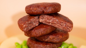 High-<b>Protein</b> Plant Meat Hamburger Steak Umami Juicy & Tender for Keto & Meatless Diets Plant-Based Food & Beverage - Product Image 3