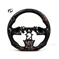 Volant de voiture sportif personnalisé de haute qualité en fibre de carbone forgée, adapté aux modèles Infiniti Q50 QX56 Ex25 Ex35 G25 G37 G35