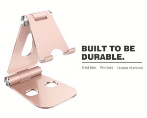 Hot Selling 360 Degree <b>Rotatable</b> Mobile Phone Holder Adjustable Aluminum Phone Stand Tablet Stand for Phones - Product Image 3