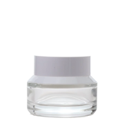 Vente en gros 30ml 100ml 120ml Emballage de soins de la peau écologique Pompe de lotion pour le visage Bouteilles en plastique Bouteilles et bocaux cosmétiques ronds