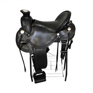 Selle d'équitation anglaise en cuir et plastique, sur mesure, fabriquée en Inde - Product Image 6