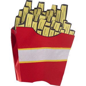 Wholesale Adult <strong>French</strong> Fries <strong>Costume</strong> Halloween <strong>Costume</strong> Red Cosplay Funny Food <strong>Costume</strong> - Product Image 3