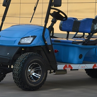 Voiturette de golf électrique 6 places, homologuée route, en aluminium, personnalisable, certifiée CE, capacité de montée de 15-20 degrés, autonomie de 70-90 km