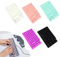 Long Nail-Friendly Silicone Keyboard Keycaps | Protective Rubber Cover for Acrylic/Gel Nails Universal Keyboard Film