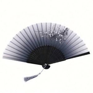 Customized <b>Bride</b> Decoration Wooden Sheet High Quality Hand Fan Fold Printing Hand Fan - Product Image 3