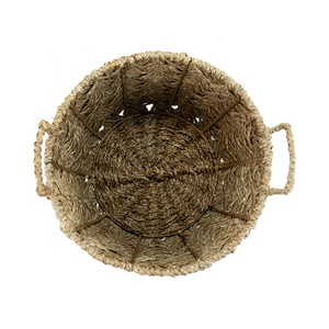 Cesta de almacenamiento de algas marinas al por mayor decoración casera hecha a mano de contenedores de almacenamiento elegantes de Vietnam - Product Image 4