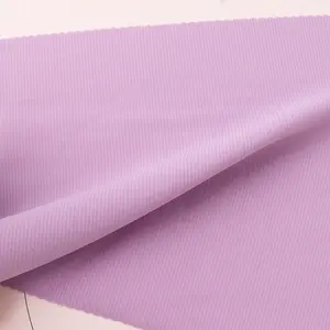 Bande de soie de glace haute élastique 170g protection solaire vêtements de cyclisme tissu chaîne tricoté nylon bande verticale glace T-shirt tissu