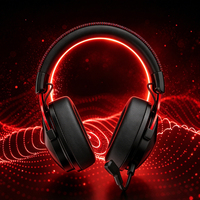 Casque sans fil flambant neuf, design ergonomique ultra-léger, casque de jeu avec microphones