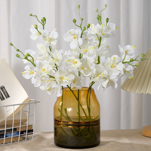 Orchidea <span class=keywords><strong>Vanda</strong></span> Artificiale di Alta Qualità a 7 Teste, 54CM, Effetto Realistico, per Decorazioni Matrimoniali e Arredamento Interni - Product Image 1
