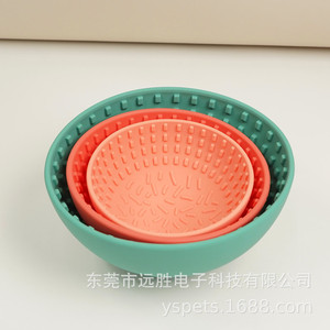 Bol anti-étouffement pour chien à alimentation lente 1500ml, ovale, en silicone, pour chiens - Product Image 5