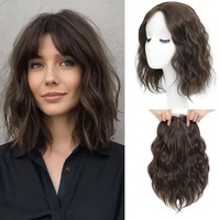 Prothèse capillaire indétectable à nœuds blanchis 7x11 grande taille en cheveux birmans, texture lisse, pour femmes, couverture complète du cuir chevelu