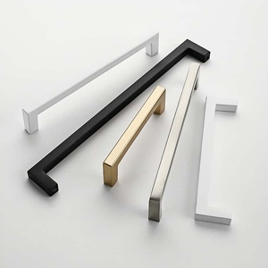 Alüminyum Alaşımlı Döküm Kare Çubuk Çekmeceler - Mutfak Komodin Mobilya Donanımı için Modern Minimalist Kulplar (Dayanıklı) - Product Image 4