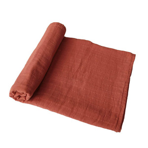 Coperte in Cotone di Bambù Tinta Unita, Copertine Neonato in Mussola Arcobaleno, Coperta Avvolgente in Maglia <span class=keywords><strong>per</strong></span> Neonati, Tessuto <span class=keywords><strong>per</strong></span> Tappe di Crescita - Product Image 1