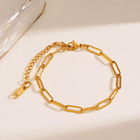 Collier et bracelet en acier inoxydable anti-ternissement, chaîne croix argentée et dorée, cadeaux pour femmes, vente en gros, DIY