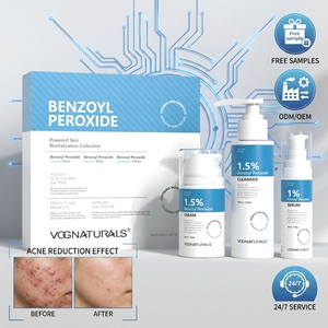 OEM Ensemble de soins de la <span class=keywords><strong>peau</strong></span> contre l'acné au peroxyde de benzoyle Nettoyant pour le <span class=keywords><strong>visage</strong></span> au peroxyde de benzoyle Crème réparatrice de toner acide - Product Image 6