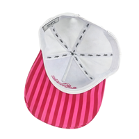 Gorra de Béisbol Clásica de 5 Paneles Estilo Americano OEM de Alta Calidad, Nueva Gorra Snapback de Alta Calidad con Patrón de Puntos Impresos y Bordado Plano