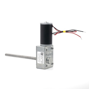 American High School League 5840 Miniature Dc Geared Motor 56mm Frame Long Threaded Shaft High Torque Metal Gear - Product Image 1
