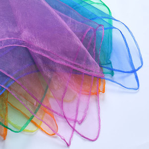 Écharpes de danse en nylon dégradé pour jonglerie, danse carrée, tours de <span class=keywords><strong>magie</strong></span>, accessoires de danse, écharpe de performance en mousseline - Product Image 3