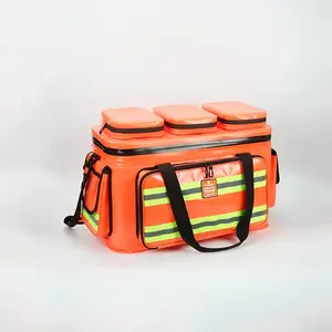 Kit médico vazio para armazenamento de caixa térmica macia, kits de primeiros socorros para emergência ao ar livre