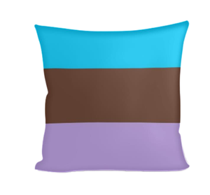 Taie d'oreiller carrée LGBT arc-en-ciel (Sept Rayures) de haute qualité, non toxique, en polyester/lin/coton, pour la maison et l'hôtel - Product Image 2