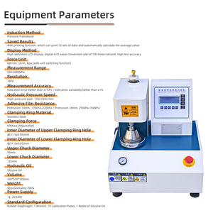 Kartonbruchprüfgerät |   Misst präzise die Berstfestigkeit von Kartons |   für die Qualitätskontrolle in der Fabrik und die Kontrolle von Eingangsmaterialien - Product Image 5