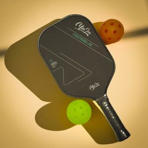 Fabrik-Lieferung Benutzerdefiniertes Logo Pickleball-Schläger 2er-Pack Carbon-Faser Pickleball-Paddel-Set für Training OEM Verfügbar-Schwarz - Product Image 3