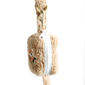 Guinzaglio per Cani in Velluto Ecologico con Ricamo Personalizzato, Motivo a Foglie, per Passeggiate e Addestramento all'Aperto, Imbracatura Resistente - Product Image 3