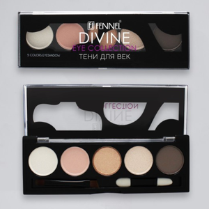 FENNEL Divine Eye Collection 5 Sets de fards à paupières premium 5 couleurs pour décorer les paupières et obtenir un look magnifique Palette premium - Product Image 1