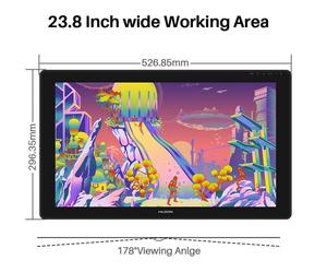Monitor de Tableta Gráfica Huion <span class=keywords><strong>Kamvas</strong></span> <span class=keywords><strong>24</strong></span> Plus QLED con Amplia Área de Trabajo, 140% sRGB - Product Image 2
