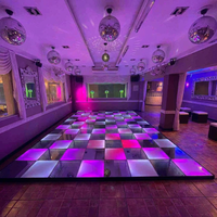 Dalles modulaires LED 3D Infinity JY avec effets d'éclairage RVB, étanches, pour intérieur et extérieur, pour mariages, événements et spectacles