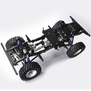 Chasis de Metal para coche teledirigido, 275mm, CNC, base de rueda, para 1/10 RC Crawler Car Defender D90 Gelande II - Product Image 1