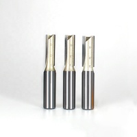 Fraise droite à deux dents KERUSI 1/2*1/2*50 en carbure de tungstène pour le travail du bois CNC, panneaux de particules, ODM OEM