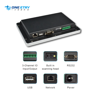 ET700S Embedded Computer Workstation Machine MES Terminal Intelligent Material with 7" Display <b>Ethernet</b>/<b>Wireless</b> - Product Image 6