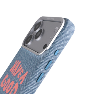 เคสโทรศัพท์แบบไร้สาย TPU+PC ผิวสัมผัสหนัง สำหรับ 17 Pro Max ดีไซน์กรอบกล้องขนาดใหญ่ พร้อมปุ่มเสียงโลหะ - Product Image 3