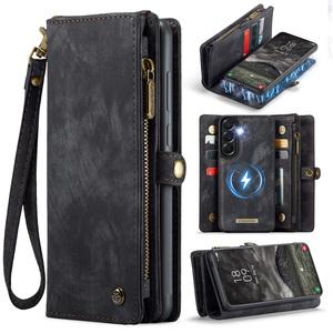 Étui en cuir multifonction <span class=keywords><strong>Caseme</strong></span> avec cordon, pochette rabattable pour Samsung Galaxy A57/A56/A17/A16/S26/S26 Ultra, housse détachable 2 en 1 - Product Image 5