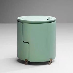 Ensemble de table de maquillage intégrée moderne avec <span class=keywords><strong>fauteuil</strong></span> en cuir et chaise de <span class=keywords><strong>coiffeuse</strong></span> au design panneau vertical pour salle de bain, hôtel, chambre à coucher, salon - Product Image 5