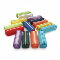 Ensemble cadeau de papeterie : Trousse à crayons colorée en gel-mesh, petite pochette pour pointillisme, accessoires pour kit de bricolage, trousse à crayons