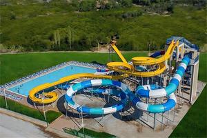 Открытый Парк Водных Горок игры Playhouse детская игровая площадка аттракционы - Product Image 3