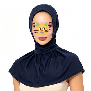 Turban Hijab à Couverture Complète avec Boutons-Pression, Bonnet Instantané, Sous-Hijab Islamique, Foulard Musulman pour Femme, Cadeaux - Product Image 1