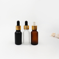 Bouteilles compte-gouttes en verre vides très vendues, contenants cosmétiques rechargeables pour sérum, impression de logo personnalisée en sérigraphie, huile essentielle